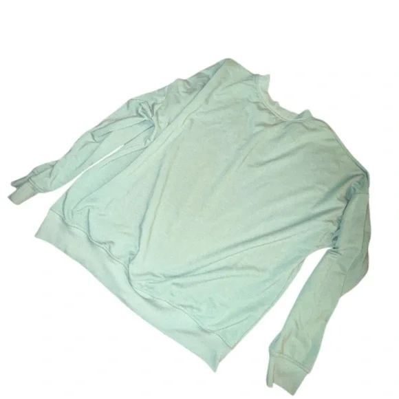 Rae Dunn Light Sage Green 'Peace Out' Top - Picture 4 of 4